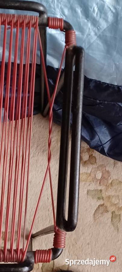 PRL ciężki stabilny stolik metal żyłka wys 55 Poznań