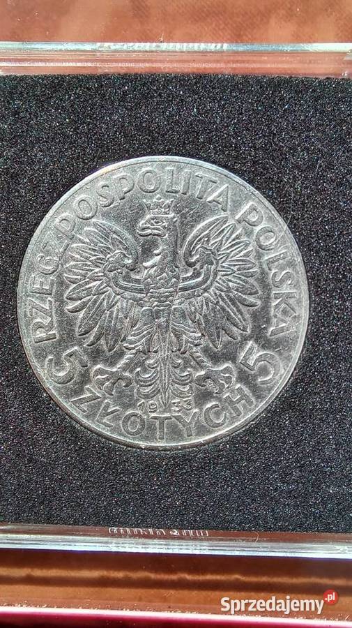 5 złotych 1933r Jadwiga 2 RP Numizmatyka