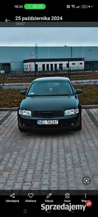 Audi a4b6 20 BenzynaLPG warmińsko-mazurskie Ełk
