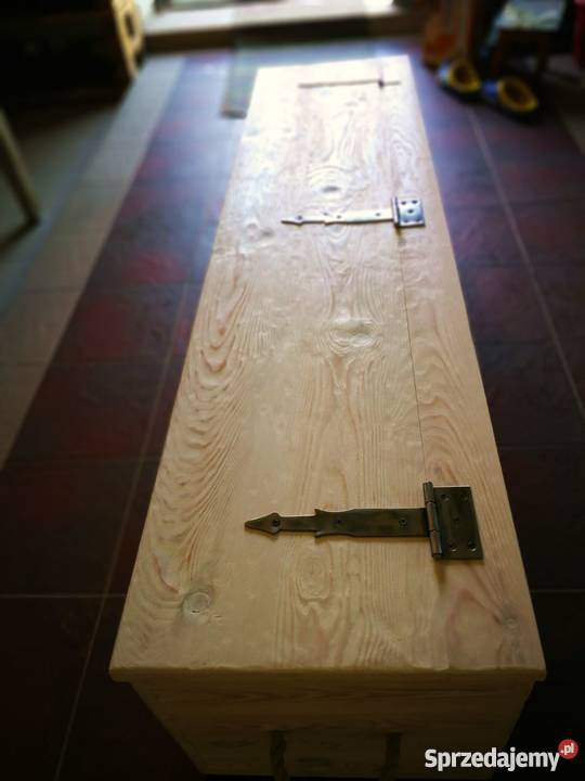 Skrzynia rustykalna siedzisko kufer ława ławka Krasów