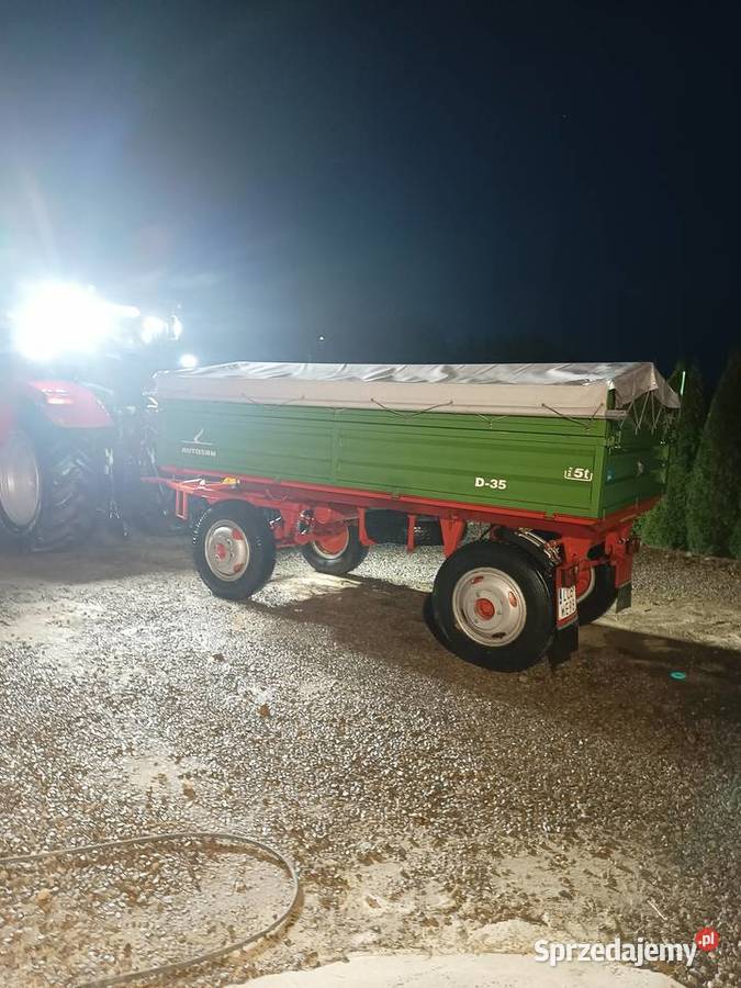 Przyczepa wywrotka d35 z dokumentami Przybysławice sprzedam
