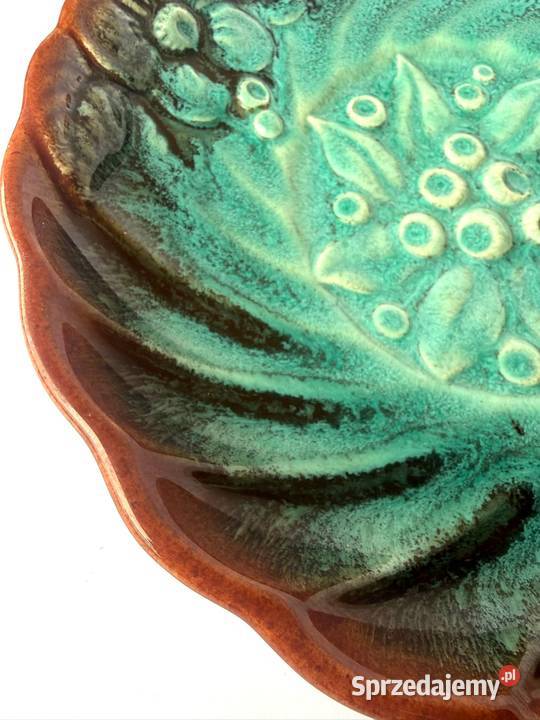 Duża patera Fat Lava Vintage sygnowana Strehla Pozostałe małopolskie Kraków sprzedam