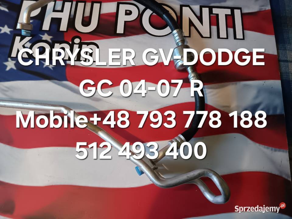 NOWY PRZEWÓD KLIMATYZACJI CHRYSLER GVDODGE GC Kawnice sprzedam