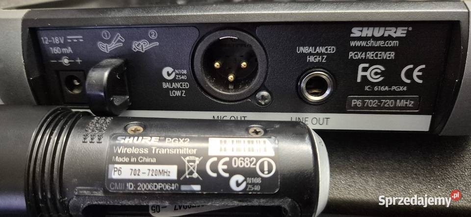 Shure PGX24SM58 mikrofon bezprzewodowy wielkopolskie Konin