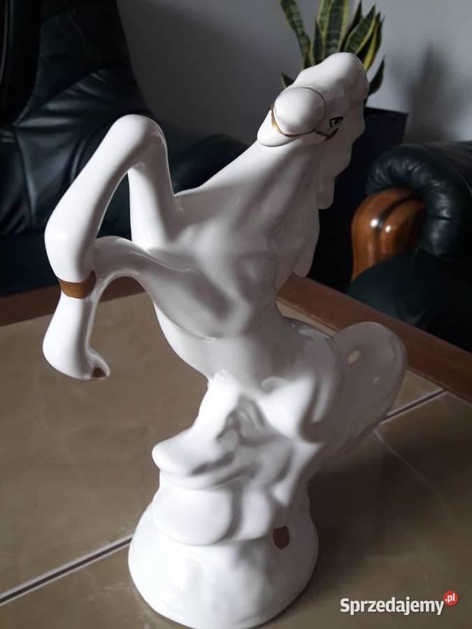 Porcelanowy koń Chodzież Janów Lubelski