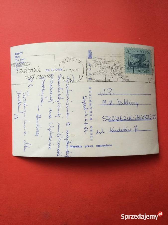 2448 Widokówka Sopot Szczecin