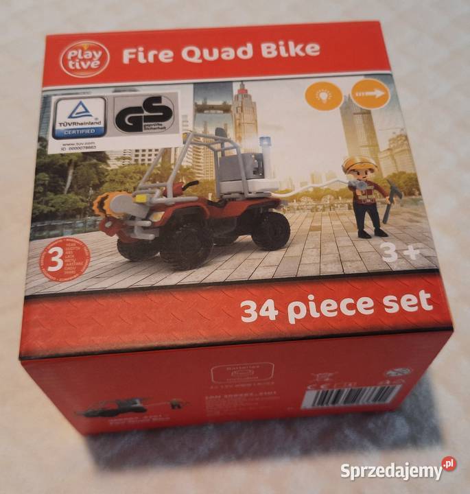 Strażacki quad gaśniczy PG9375 Play tive światła śląskie Czeladź