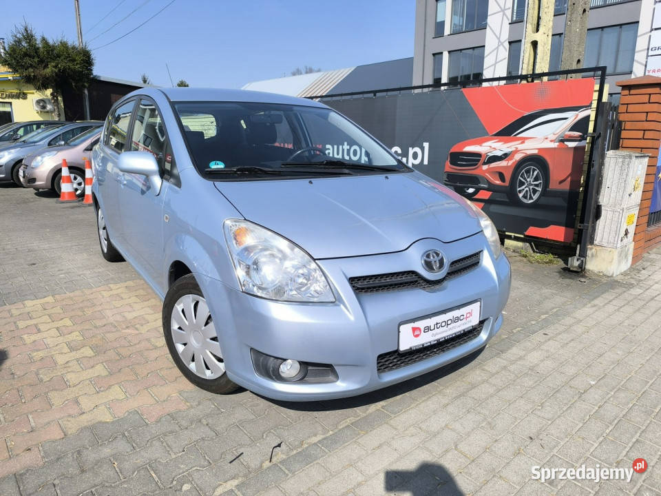 Toyota Corolla Verso 18 VVTi 129 Klima 7 osobowy 1800cm3 Motoryzacja Łuków