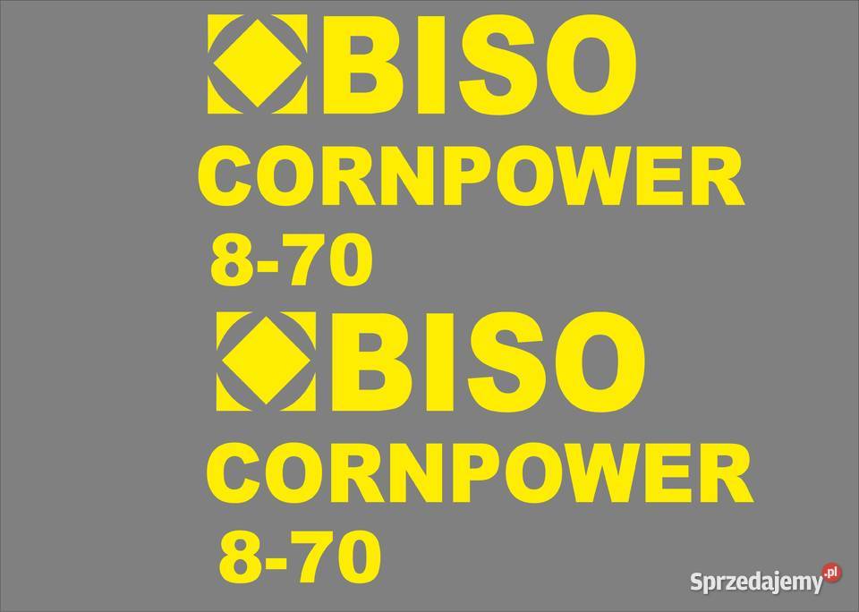Naklejki Biso Cornpower Bydgoszcz sprzedam