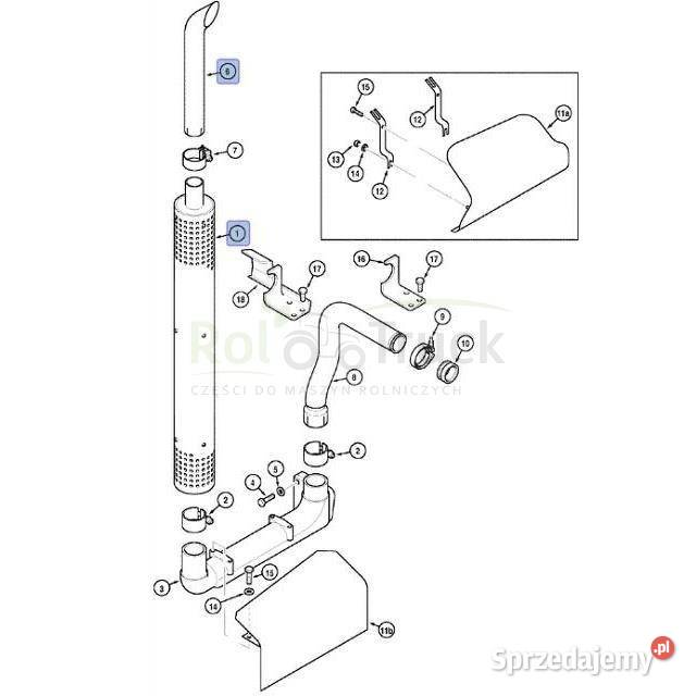 TŁUMIK WYDECHOWY CASE MAXXUM 282078A3 282079A3