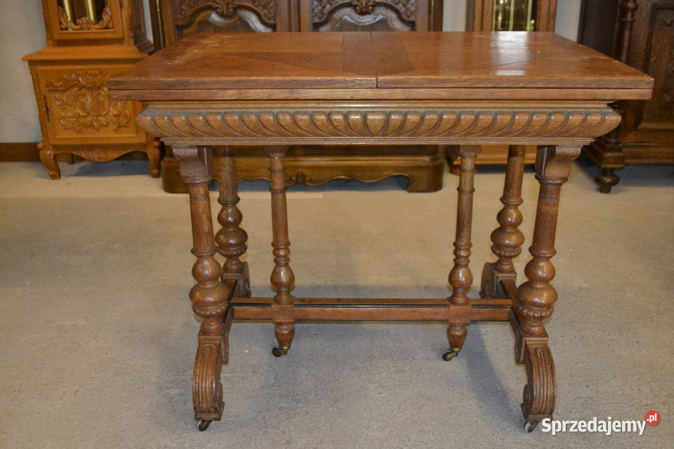 stolik pomocnik eklektyczny dąb Będzin