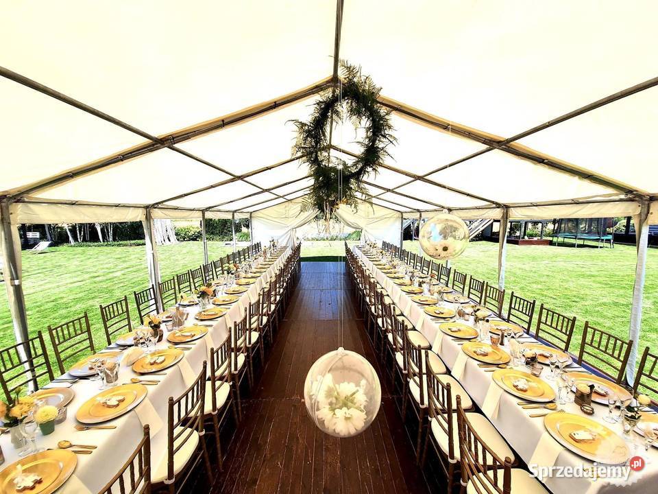Wypożyczalnia namiotów bankietowych krzesła Biała Podlaska obsługa imprez