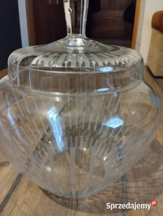 Piękna waza do ponczu unikalny wzór Krzesin