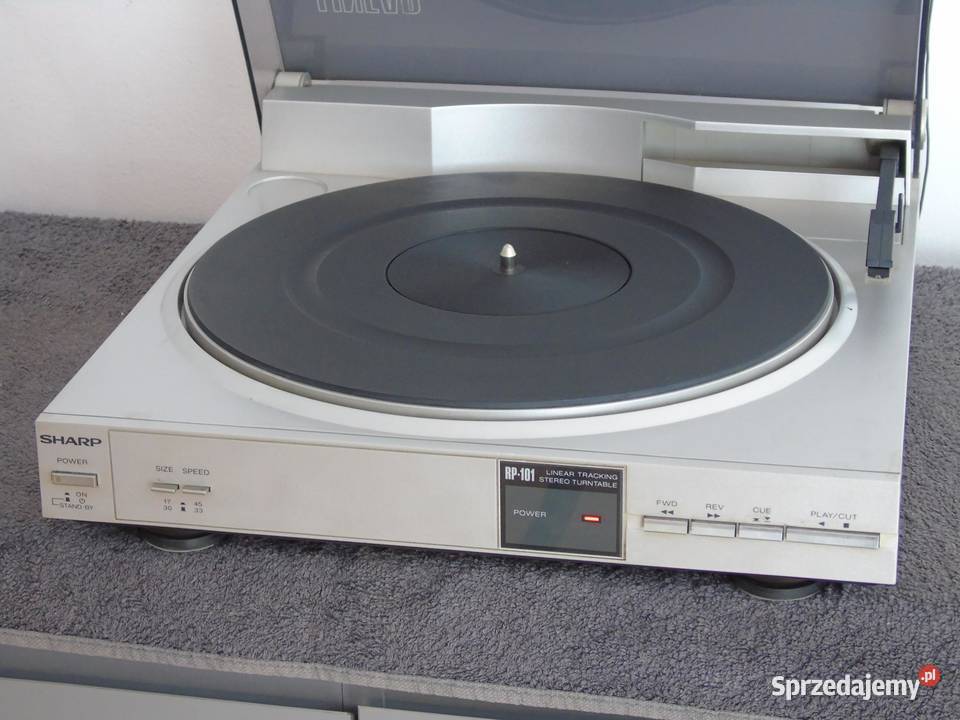 Gramofon tangencialny Sharp RP101 igła sprawny