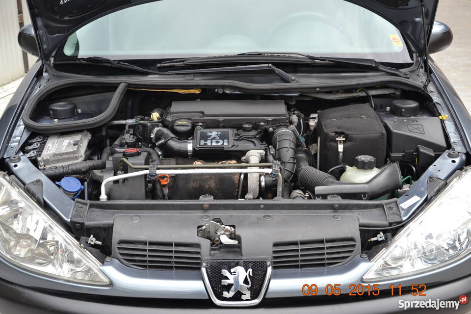 Peugeot 206 14 HDI 2008 lakier metallic Piaski