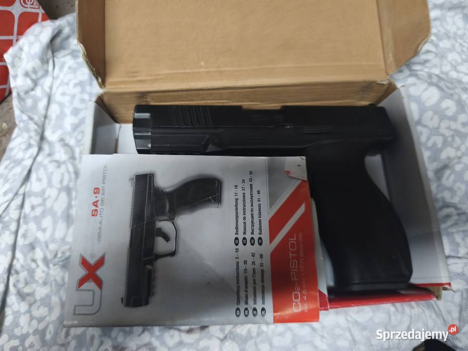 Wiatrówka Umarex AS9 replika Glock 17 BlowBack Sport i Wypoczynek Poręby
