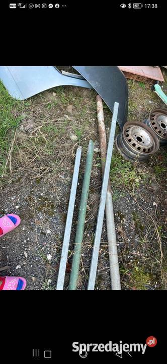 Profil Kwadrat Rura 4x25x3mm Malowany Urzywany wielkopolskie Grodzisk Wielkopolski