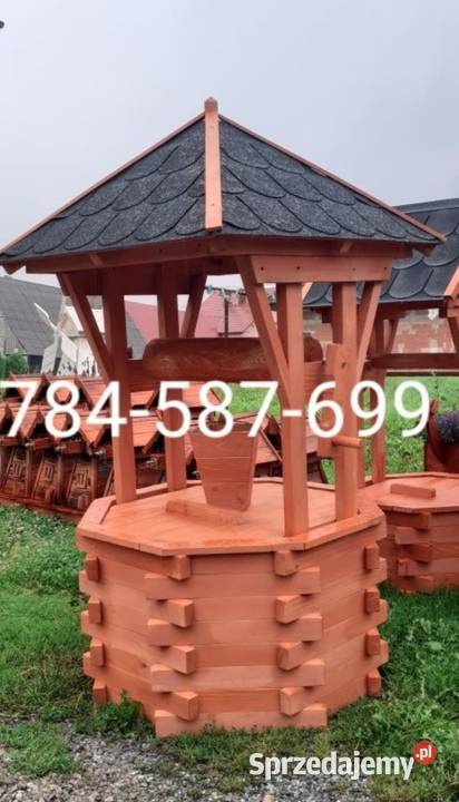 Studnia ogrodowa ozdobna drewniana PRODUCENT Jordanów
