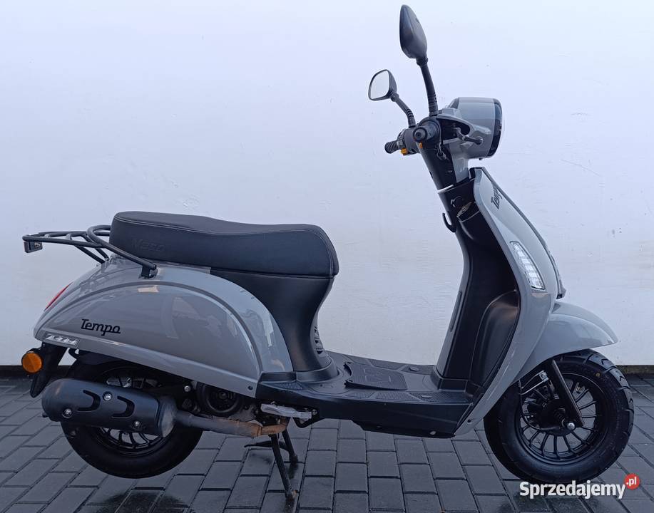NECO TEMPO nowoczesny skuter LED WTRYSK 4T 2022 7691km Ostrołęka