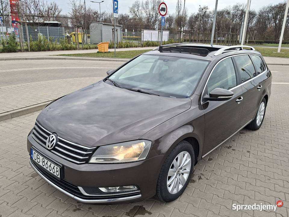Vw Passat b7 VARIANT 2012r Panorama klima Rok produkcji 2012 Wrocław