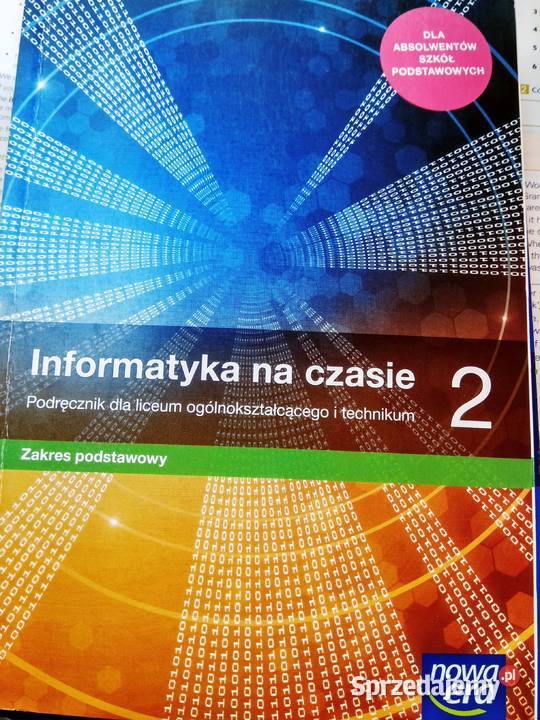 Informatyka na czasie szkoły ponadpodstawowe tradycyjny podręcznik Warszawa sprzedam
