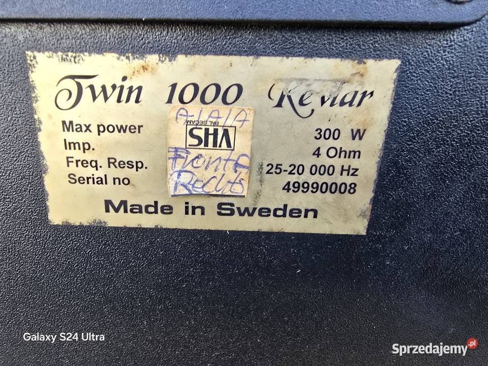 duże kolumny proson twin 1000 szwedzkie scherzo Chełm Śląski