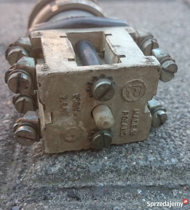 Przycisk sterowniczy Stacyjka 500 V 25 A Made In Ostrów Wielkopolski