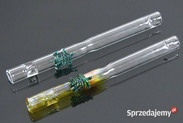 Fajka Szklana Liść 12 Elegancka Cygarniczka Ze Ostrowy nad Okszą