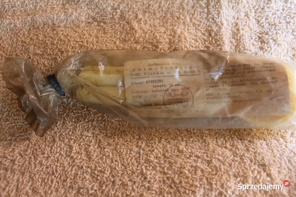 Łyżeczki Chemoplastyka Kraków 10 PRL Stan śląskie Chorzów