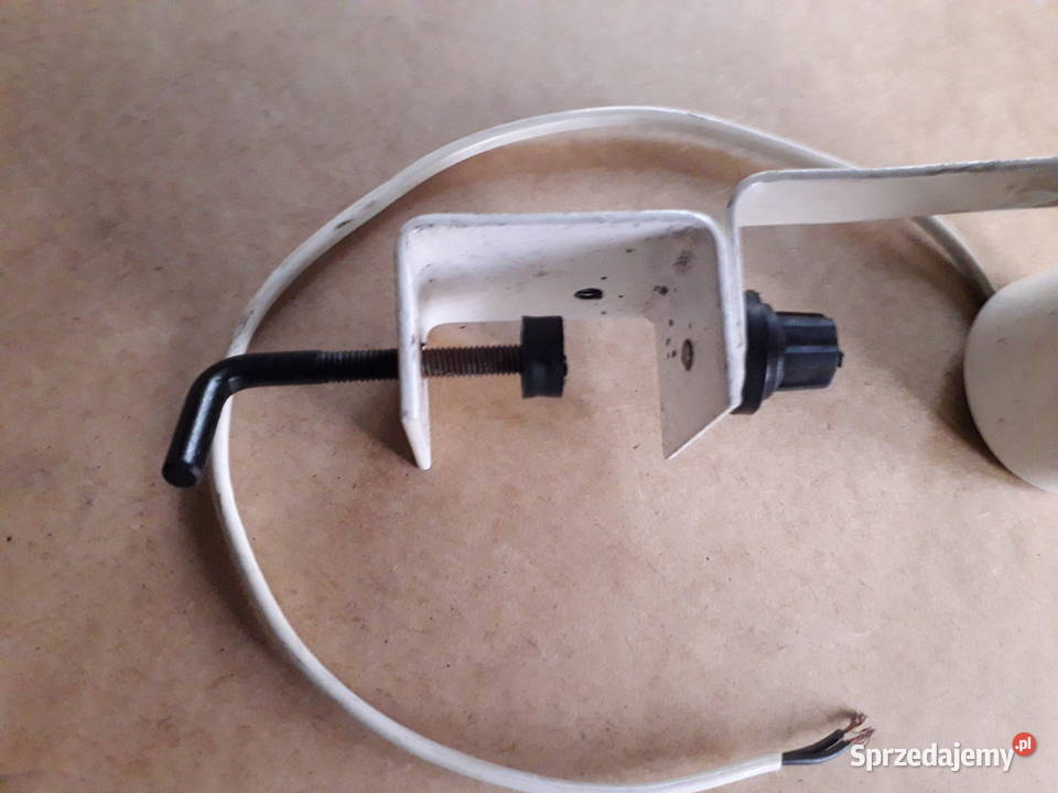 Reflektorek blaszany biały ruchomy uchwyt Kraków