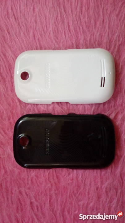 Oryginalne klapki tylnie czerń/biel Samsung Corby S3650.