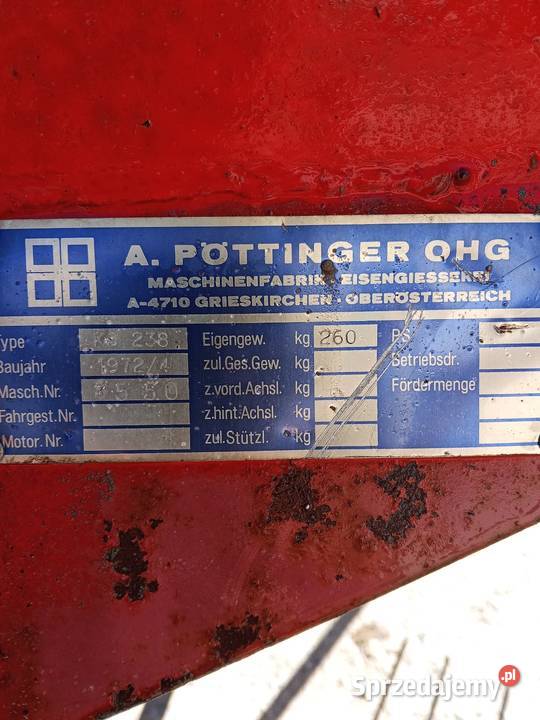 Zgrabiarka Pottinger 25m nieuszkodzony mazowieckie Radom