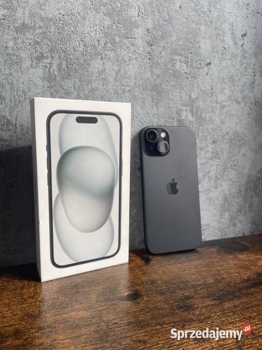 Telefon Iphone 15 128GB Stan Pełen Komplet Apple / iPhone Poznań sprzedam