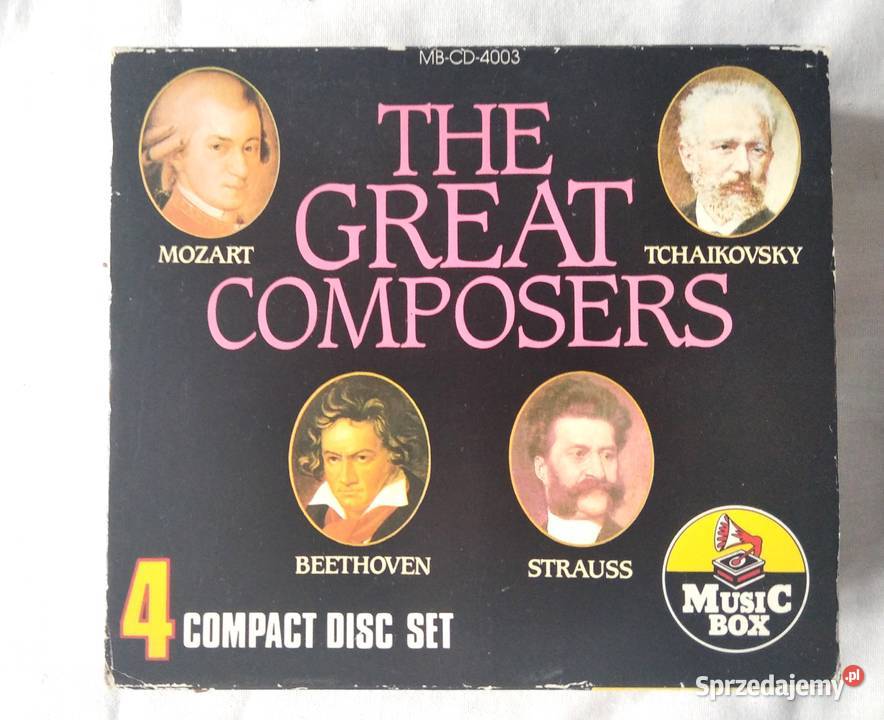 Kolekcja wielcy kompozytorzy Mozart Strauss Płyty i kasety