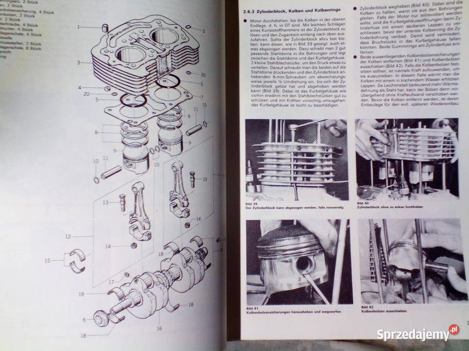 Książka serwisowa Kawasaki KZ 400 1974