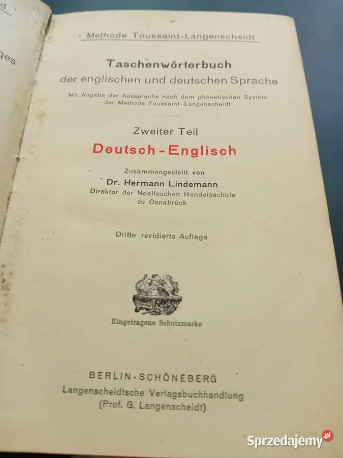 Taschen Worterbuch Englisch Deutsch