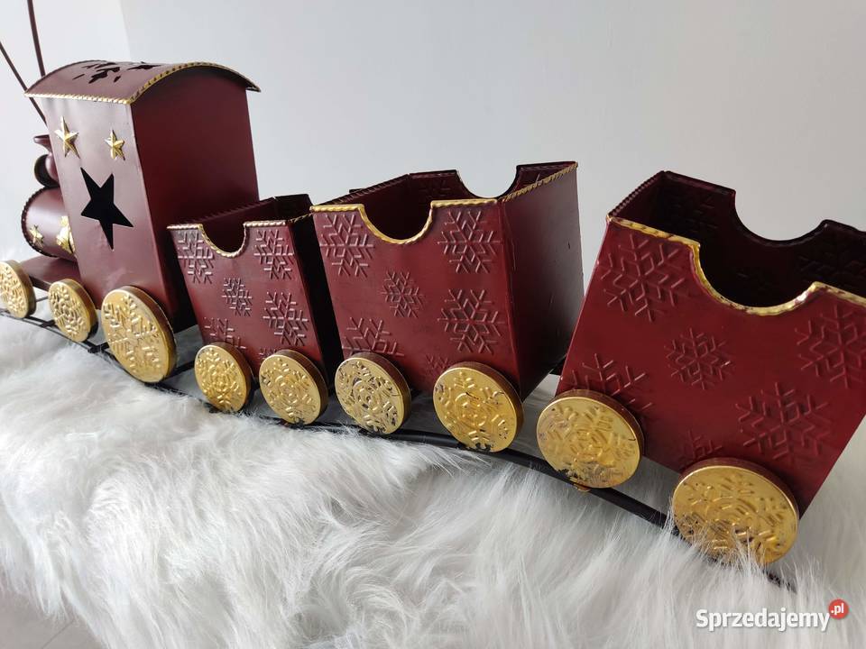 Pociąg metalowy vzerwony podkarpackie Ropczyce