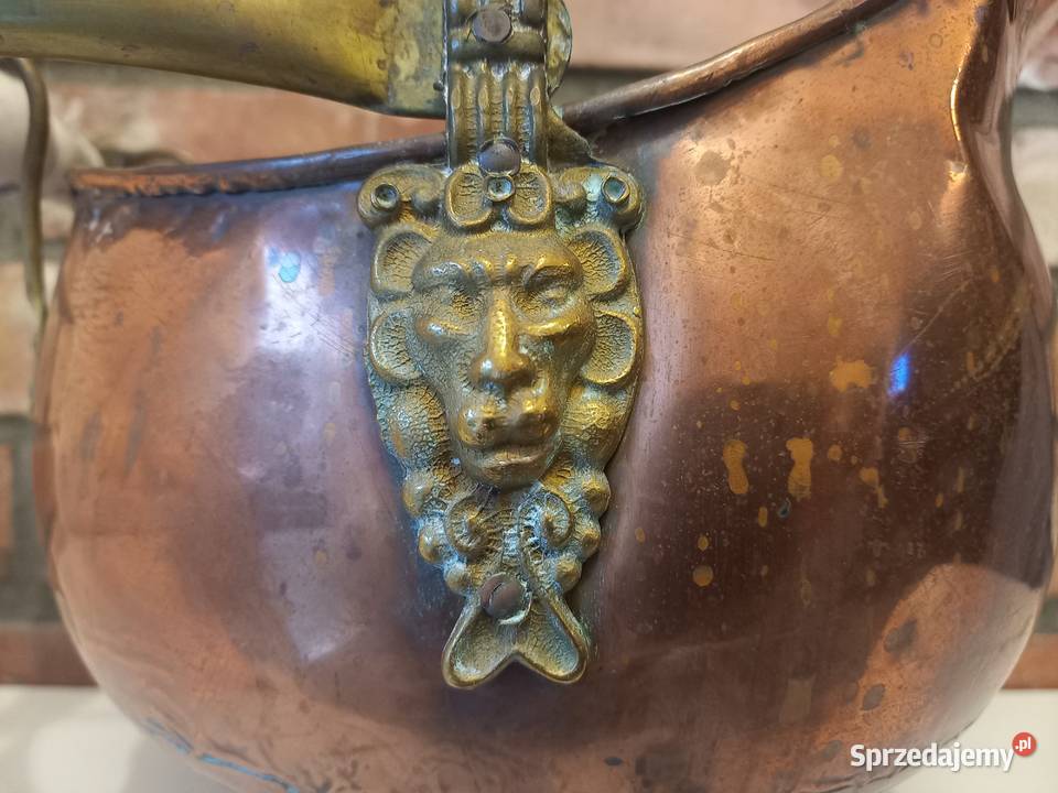 Pojemnik miedziany z ceramiką Osłanka na Gawroniec