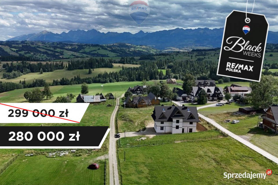 Działka z widokiem na Tatry Bańska Wyżna małopolskie sprzedam