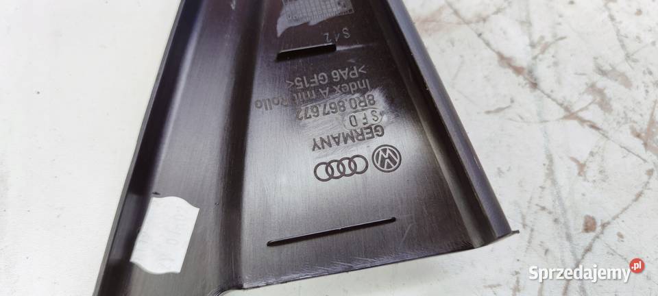 RAMKA OSŁONA DRZWI PRAWY TYŁ AUDI Q5 8R0867672 osobowe Osłony i zaślepki Przystajń