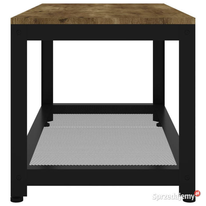 Stolik kawowy ciemnobrązowoczarny 90x45x45 MDF i Stoły mazowieckie Warszawa