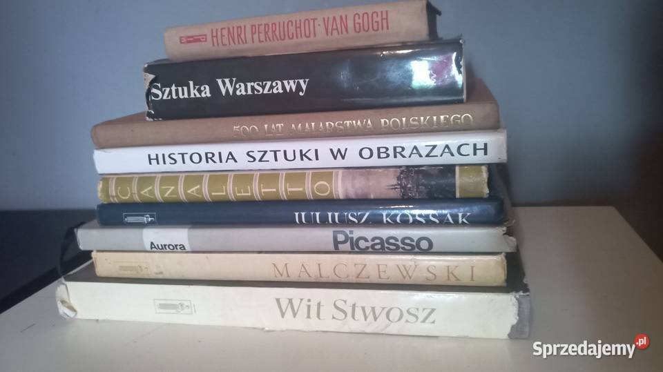 Zestaw albumów malarskich i książek Warszawa sprzedam