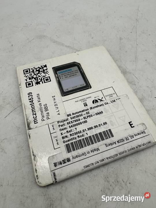 Siemens 6ES7 9548LP030AA0 Memory card 2GB Warszawa