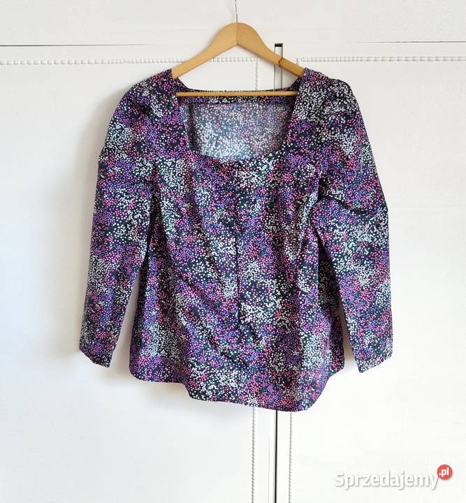 Bluzka Kappahl 46 XXL 3XL bawełna bufki dekolt zachodniopomorskie Szczecin