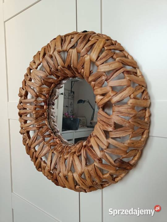 LUSTRO okrągłe 46 Pepco Rama pleciona z trawy sprzedam