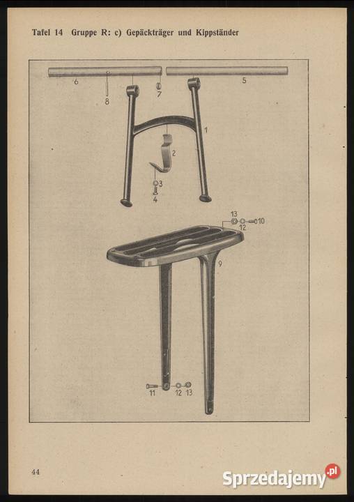 Auto Union DKW Typ RT 125 instrukcja obsługi i Lębork