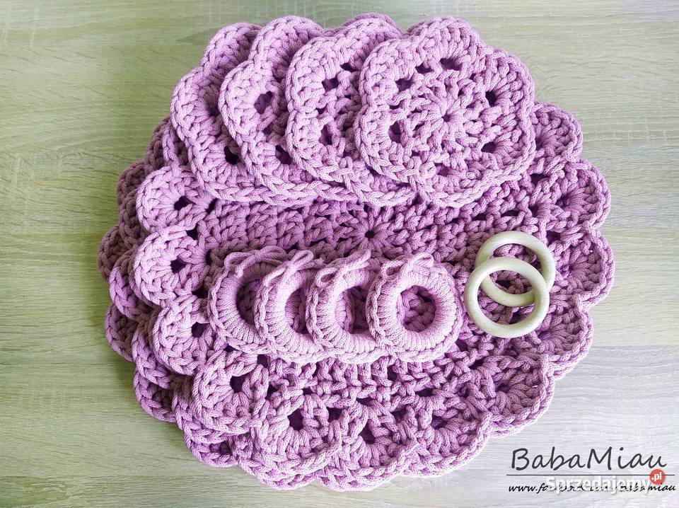 Zestaw stylowych podkładek pod talerz kubek Bydgoszcz