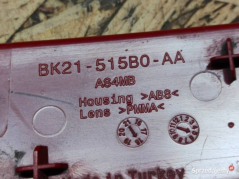 Odblask w Zderzak Prawy Tył Ford Transit Custom Pleszew sprzedam
