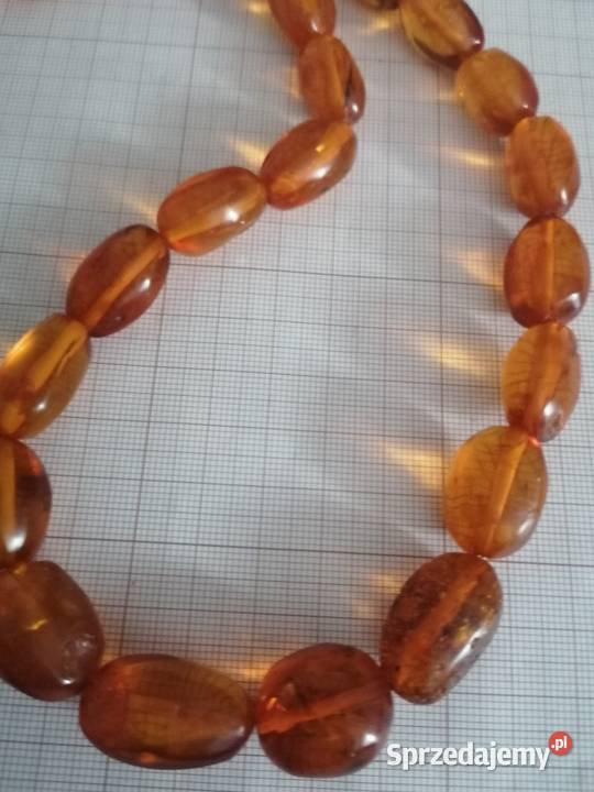 Naszyjnik bursztyn oliwki 54gram Białystok