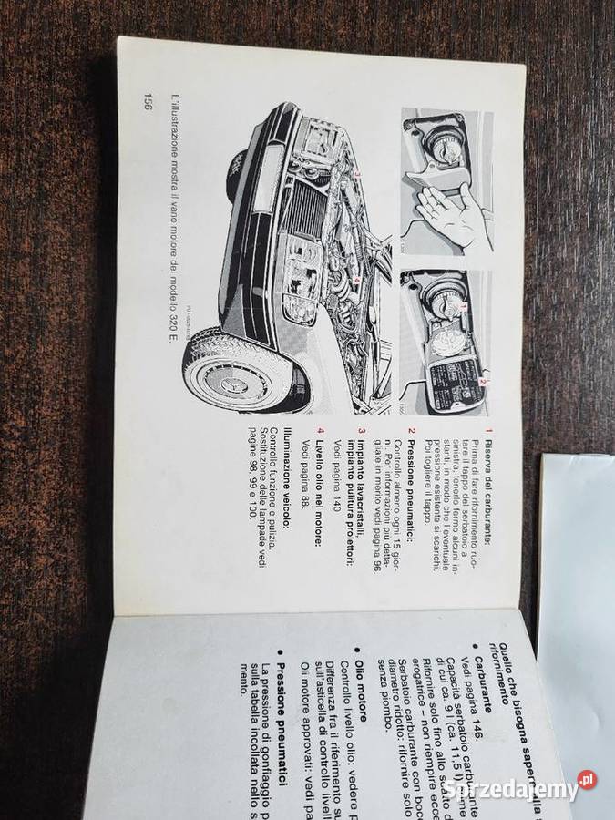 Mercedes 124 Instrukcja obsługi włoska sprzedam